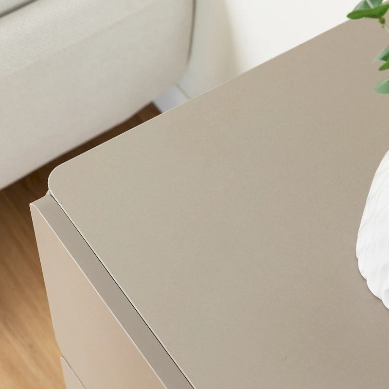 Mueble de almacenaje de 6 cajones marrón/gris/gris oscuro, montaje para 1 persona