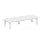 Soporte elevador de monitor blanco, estilo tubo, para 1 persona