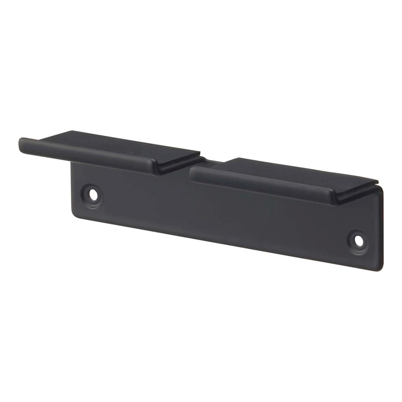 Soporte de pared para teléfono, blanco/negro, de acero, para un solo usuario