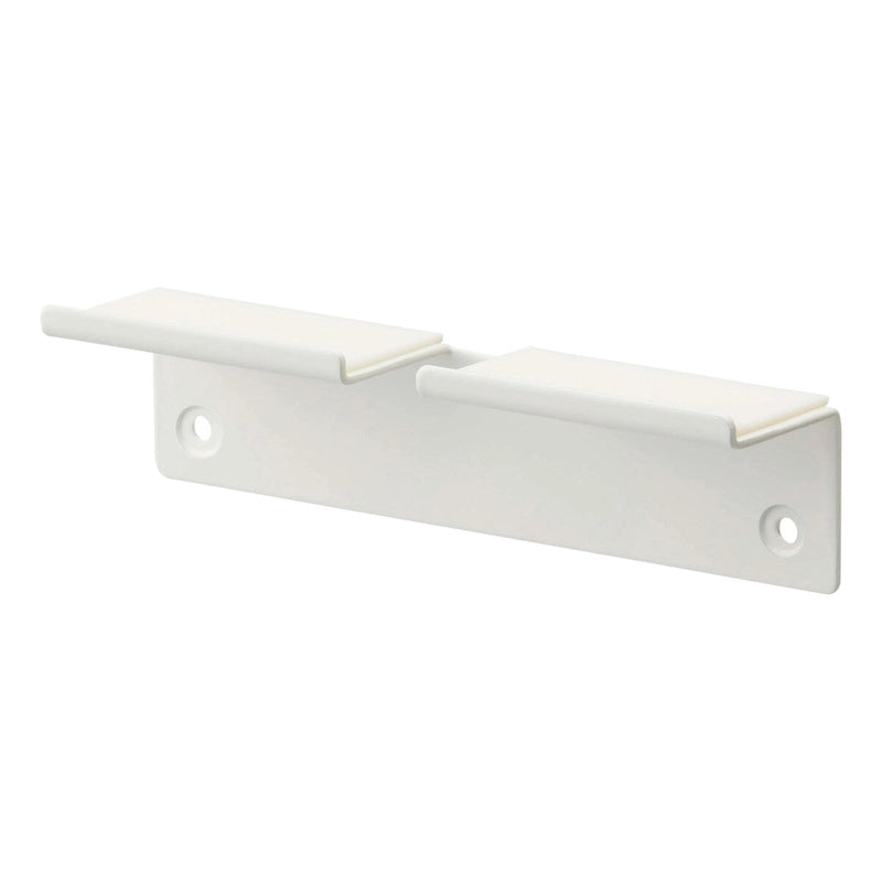 Soporte de pared para teléfono, blanco/negro, de acero, para un solo usuario