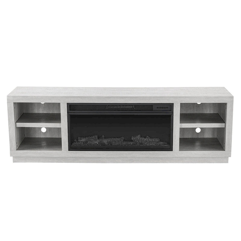 Mueble de TV de 77 pulgadas para televisores de hasta 85 pulgadas con chimenea - 77 pulgadas de ancho