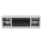 Mueble de TV de 77 pulgadas para televisores de hasta 85 pulgadas con chimenea - 77 pulgadas de ancho