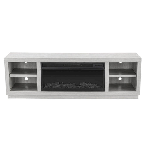 Mueble de TV de 77 pulgadas para televisores de hasta 85 pulgadas con chimenea - 77 pulgadas de ancho