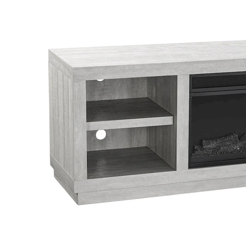 Mueble de TV de 77 pulgadas para televisores de hasta 85 pulgadas con chimenea - 77 pulgadas de ancho