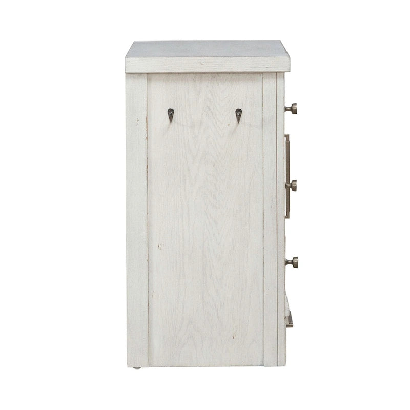 Comedero para mascotas con almacenamiento – Blanco Flea Market / Carbón Dusty – Estilo rústico – Para 2 mascotas