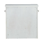 Comedero para mascotas con almacenamiento – Blanco Flea Market / Carbón Dusty – Estilo rústico – Para 2 mascotas