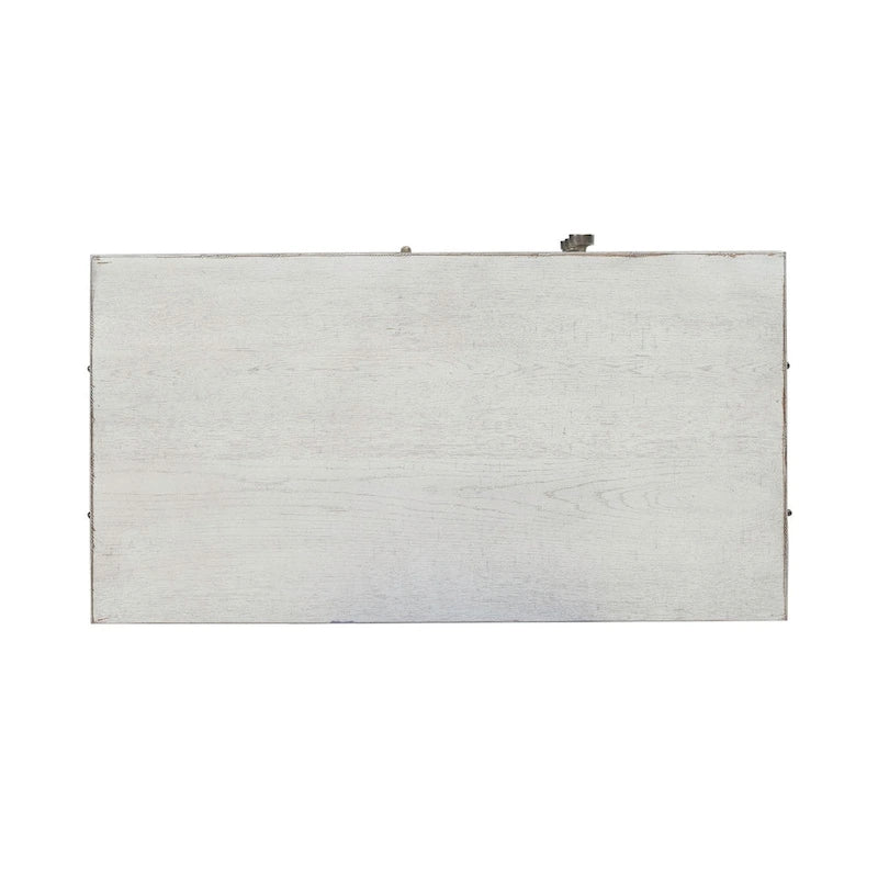 Comedero para mascotas con almacenamiento – Blanco Flea Market / Carbón Dusty – Estilo rústico – Para 2 mascotas