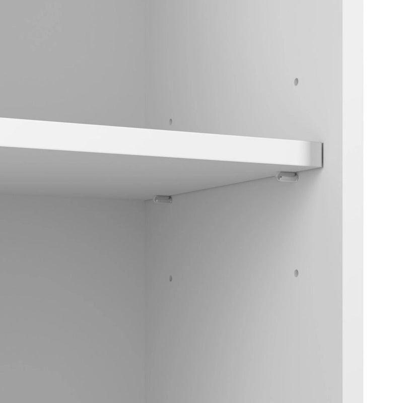 Organizador de Almacenamiento de 4 Cubos Blanco, Estilo Moderno, Ensamblaje por 1 Persona