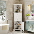 Mueble esquinero triangular blanco/gris, 3 cajones y estante ajustable, 1 persona