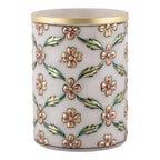 Novica Handmade Blooming Mesh Marble Pen Holder